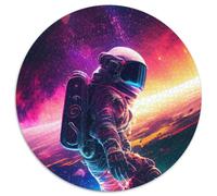 Astronaut Surfing In Space Jigsaw Puzzles for Adults 1000 Piece Jigsaw Puzzles for Adults Educational Brain Teaser, Artistic Home & Office Decor, 14+ Age (Size 67.5x67.5cm)