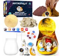 Astronaut Terrarium Kit,Toys for Boys - DIY Space Moon Lamp,Arts and Crafts for Kids, Birthday Gift for Boys Ages 4 5 6 7 8 9 10 Year Old - Educational Science Craft Kits for Kids