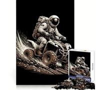Astronaut Tracker Pop Art Jigsaw 1000 Pieces for Teenagers Smart Training Easy Relaxation Flawless Cut Xmas Gift (50x75cm)