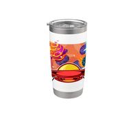 Astronaut, UFO & Alien in the Universum & Space Stainless Steel Insulated Tumbler