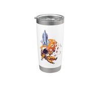 Astronaut, UFO & Alien in the Universum & Space Stainless Steel Insulated Tumbler