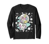 Astronaut Unicorn Cute Space Galaxy Magical Unicorns Gifts Long Sleeve T-Shirt