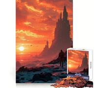 Astronaut Unknown Planet Hard Jigsaw Puzzle for Adults 1000 Pieces Smart Challenge Leisure Escape Fine Lock Thoughtful Gift (50x75cm)