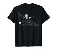 Astronaut Vacuuming Stars Funny Galaxy And Stars T-Shirt