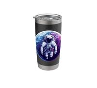 Astronaut Vibrant Planet Cosmic Space Celestial Adventure Stainless Steel Insulated Tumbler