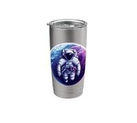 Astronaut Vibrant Planet Cosmic Space Celestial Adventure Stainless Steel Insulated Tumbler