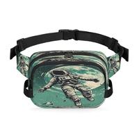 Astronaut Waist Bag Multifunction Pack for Travel Sport Running Fanny Pack Bumbag Pouch Purse Belt Bag for Women Men Kids Girls Boys