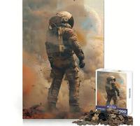 Astronaut Walking on Mars Jigsaw 1000 Pieces for Teenagers Enhance Recall Tranquil Escape Precision Cut Thoughtful Gift (38x26cm)