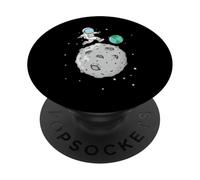 Astronaut Walking on the Moon’s Surface PopSockets Adhesive PopGrip