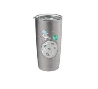 Astronaut Walking on the Moon’s Surface Stainless Steel Insulated Tumbler