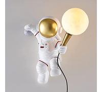Astronaut Wall Light with Plug Bedroom Bedside Wall Sconce Living Room Moon Wall Lamp Hallway Lighting Decoration