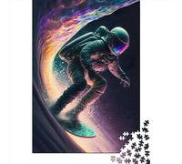 Astronaut Wave Surfer Puzzle for Teenagers 1000 Pieces Puzzle Brain Teaser Puzzles For Adults 1000pcs (75x50cm)