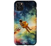 Astronaut with a duck swim ring in space Case for iPhone 11 Pro Max