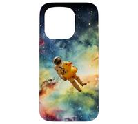 Astronaut with a duck swim ring in space Case for iPhone 15 Pro