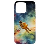 Astronaut with a duck swim ring in space Case for iPhone 15 Pro Max