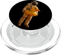 Astronaut with a duck swimming ring PopSockets PopGrip for MagSafe