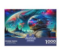Astronaut1000 Pieces Jigsaw Puzzles for Adults Educational Games FantasyFun And Challenging Home Decors Great Gift Idea38x26cm/1000pcs