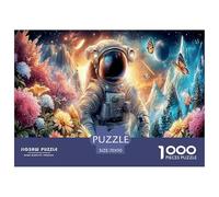 Astronaut1000Piece JigsawPuzzlesInterstellar Space Astronauts KidsforAdult Challenging Brainteasing Age12+byth HomeDecoration Uncover The Puzzle 70x50cm/1000pcs