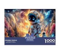 Astronaut1000Pieces JigsawPuzzlesInterstellar Space Astronauts KidsforAdult Challenging LargePiecePuzzles Age12+byth Challenging The Impossible Difficult Game Fun, Challenging 38x26cm/1000pcs