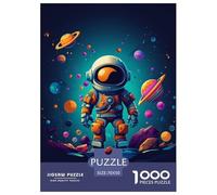 Astronauts 1000pcs Paper Jigsaw Puzzles Colourful Educational Games for Adults And Kids 70x50cm/1000pcs