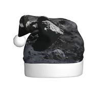 Astronauts At Work Adult Holiday Hat â€“ Festive Party Hat With Plush Piping And Pom-Pom, Durable Print Design, Perfect For Christmas, New Year'S, Halloween, And More