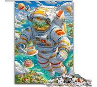 Astronaut's Birthday 1000 Piece Jigsaw Puzzles for Adults & Teens, Help The Brain Exercise Addictive Toys to Cultivate Patience Perfect Decoration (50x75cm)