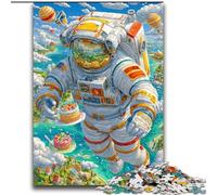 Astronaut's Birthday Jigsaw Puzzles for Adults 2000 Piece, Pattern Assembly Deal As Gifts for The Whole Family Suitable for And 14 (70x100cm)