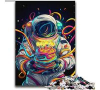 Astronaut's Birthday Puzzles for Adults 2000 Pieces, Help The Brain Exercise Addictive Toys to Cultivate Patience Perfect Decoration (70x100cm)