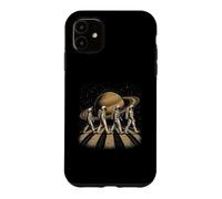 Astronauts Cosmic Space Walking On Saturn Planet Rings Case for iPhone 11