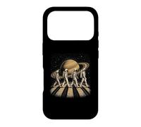 Astronauts Cosmic Space Walking On Saturn Planet Rings Case for iPhone 17 Pro