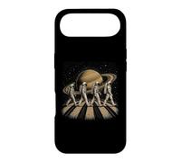 Astronauts Cosmic Space Walking On Saturn Planet Rings Case for iPhone Air