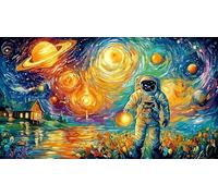 Astronauts exploring space from an open book Jigsaw Puzzle for Kids 1000 Pieces - Fun and Challenging Game for Adults Family 75x50/1000pcs