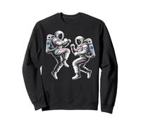 Astronauts Fighting Martial Arts Space Kickboxing Gifts Men Sweatshirt