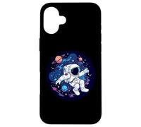 Astronaut's Galactic Journey Discovering New Worlds Kids Case for iPhone 16 Plus