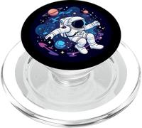 Astronaut's Galactic Journey Discovering New Worlds Kids PopSockets PopGrip for MagSafe