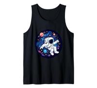 Astronaut's Galactic Journey Discovering New Worlds Kids Tank Top