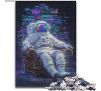Astronauts in Space 1000 Piece Jigsaw Puzzles for Teenagers Gifts, Stress Reliever Difficult Challenge for Home Decoration for 14+ (50x75cm)