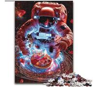 Astronauts in Space 1000 Piece Jigsaw Puzzles for Teenagers, Pattern Assembly Deal As Gifts for The Whole Family Suitable for And 14 (26x38cm)
