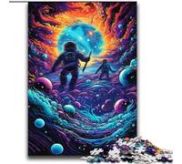 Astronauts in Space 2000 Piece Jigsaw Puzzles for Teenagers, Fun Games Wall Decoration Unique Birthday And Xmas Gifts (70x100cm)