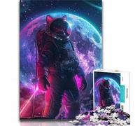 Astronauts in Space JigsawPuzzle 1000 Pieces for Adults,Challenging Game And Family Play for Is Ideal As A Gift for The Whole Family 50x75cm