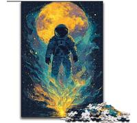 Astronauts in Space Puzzles for Adults 1000 Pieces, Help The Brain Exercise Addictive Toys to Cultivate Patience Perfect Decoration (26x38cm)