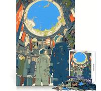 Astronauts in Space Station 1000 Pieces Puzzles for Adults Memory Ability Tranquil Pastime Secure Join Seasonal Gift (38x26cm)