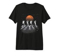Astronauts in Walking in Space Occupy Mars T-Shirt Premium T-Shirt