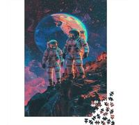 Astronauts on Another Planet Adult Jigsaw Puzzle, 1000 Pieces, 52x38cm/1000pcs, Relaxing Indoor Activity, Evening Leisure And Year-Round Leisure