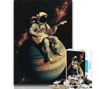 Astronauts on The Moon 1000 Piece Jigsaw Puzzle for Adults And Teenagers,Decompressing Intellectual Educational Toy Secret Santa Gifts (38x26cm)