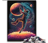 Astronauts Playing Basketball 2000 Piece Jigsaw Puzzles for Teenagers, Interesting Stress Reduction Parent-child Interaction (70x100cm)