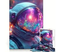 Astronaut's Reflection 1000 Adult Pieces Jigsaw Puzzle Sharp Memory Relaxing Pastime Smooth Cut Lovely Gift (38x26cm)