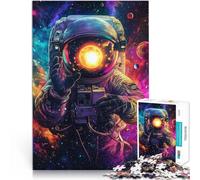 Astronauts see the sun1000 Piece Jigsaw Puzzles for Adults Jigsaw Brain Teaser for is ideal as a gift for the whole family 38x26cm
