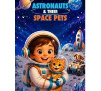 Astronauts & Their Space Pets: 40 Adorable Space-Pet Coloring Adventures for Kids (Mister Kiddo Coloring Books)