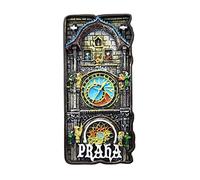 Astronomical Clock Prague Czech Republic Refrigerator Magnet Travel Souvenir 3D Fridge Decoration Magnetic Sticker Hand Painted